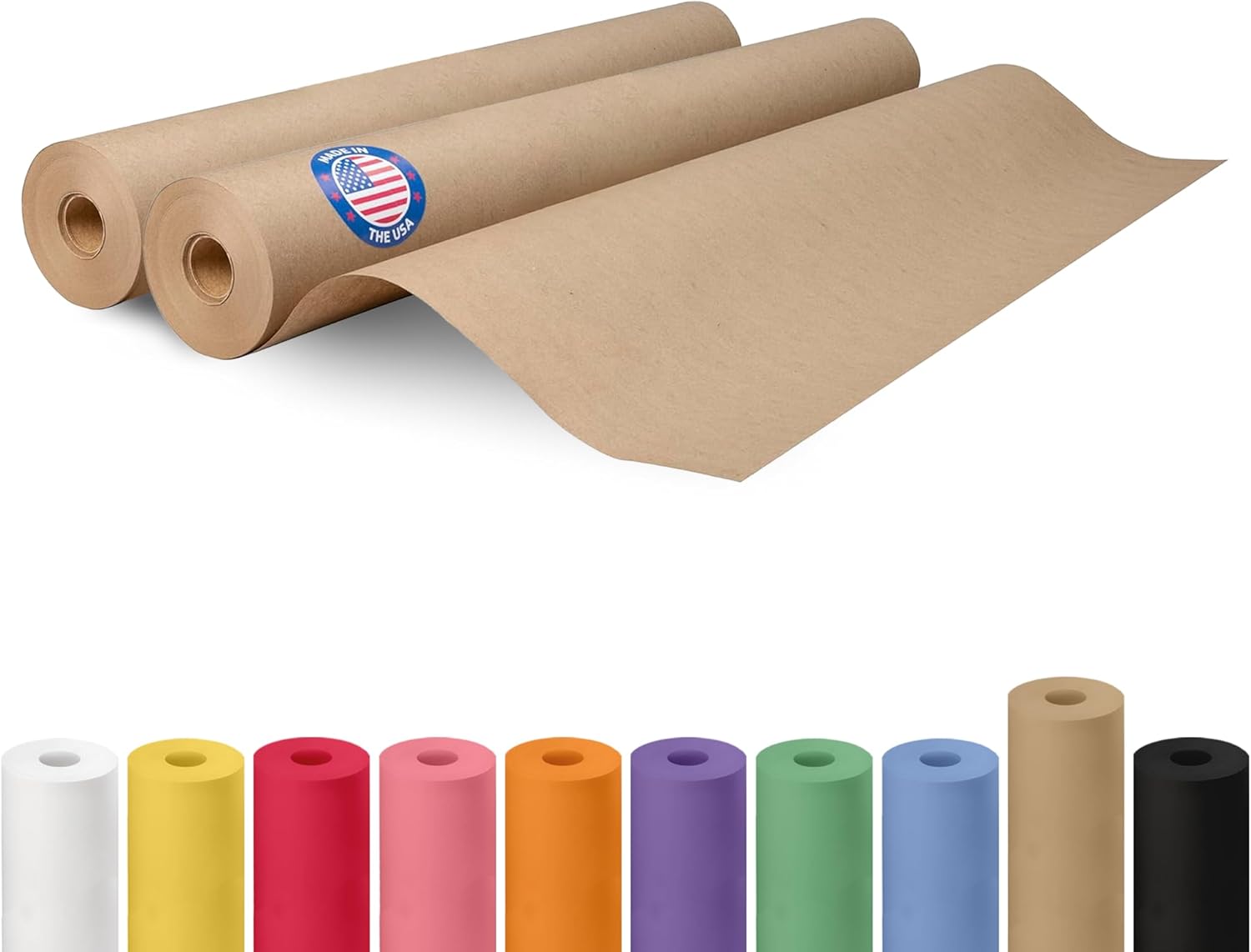 Brown Kraft Paper Roll 24in x 180ft - Eco-Friendly Packing Paper