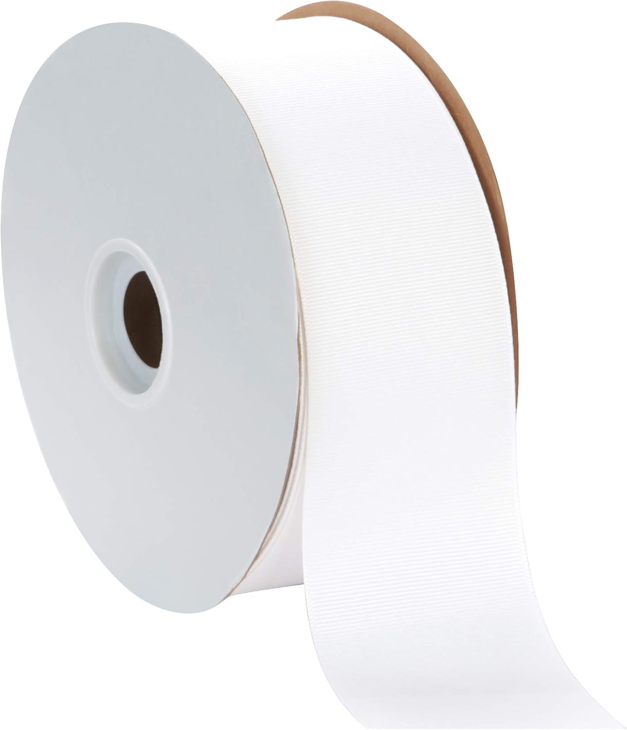 2.25 in White Grosgrain Ribbon by Berwick - 50 Yards of Quality