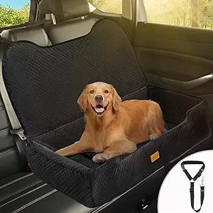 Large Dog Car Seat for Safe Travel with Comfort and Style