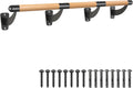 Wall Mount Wood Ballet Barre 4-12 ft - Stable Home Studio Barre