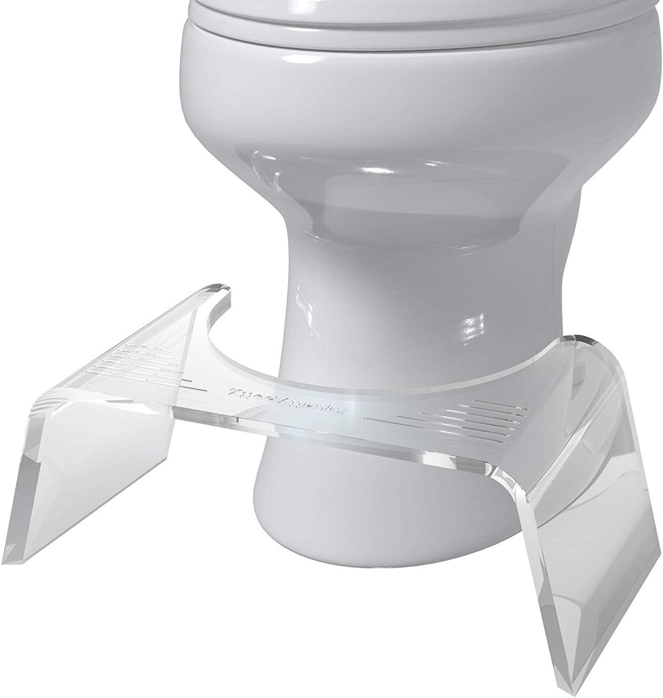 Squatty Potty Ghost Acrylic Toilet Stool for Better Elimination
