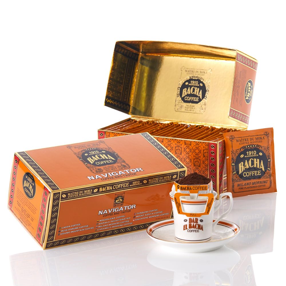 Bacha Coffee Assorted NAVIGATOR Coffee Taster 100% Arabica Beans
