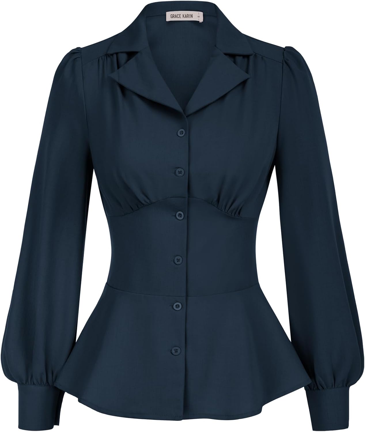 Button Down Shirts for Women - Chic Peplum Tops for Summer