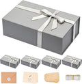 LIFELUM Large Gift Box Set of 5 with Magnetic Lid for Presents