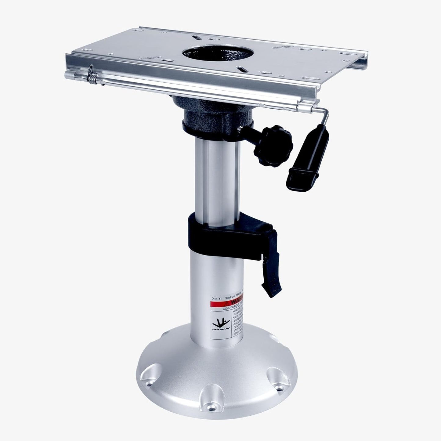 Aluminum Adjustable Height Locking Boat Seat Pedestals for Comfort