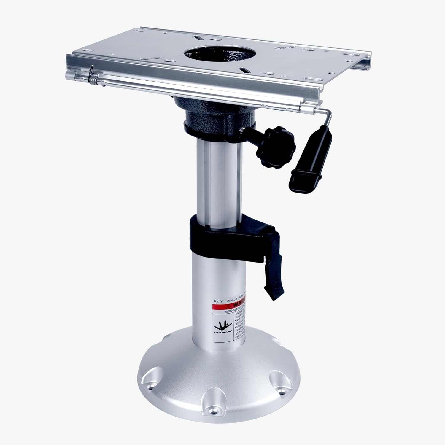 Aluminum Adjustable Height Locking Boat Seat Pedestals for Comfort