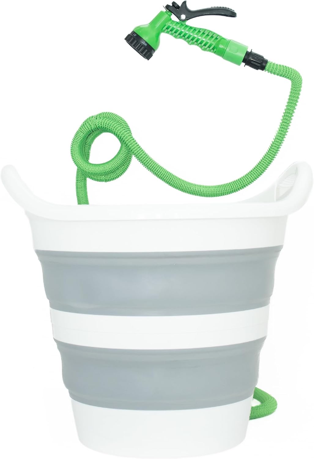 Avama Collapsible Bucket with Electric Pump - Portable Camping Shower