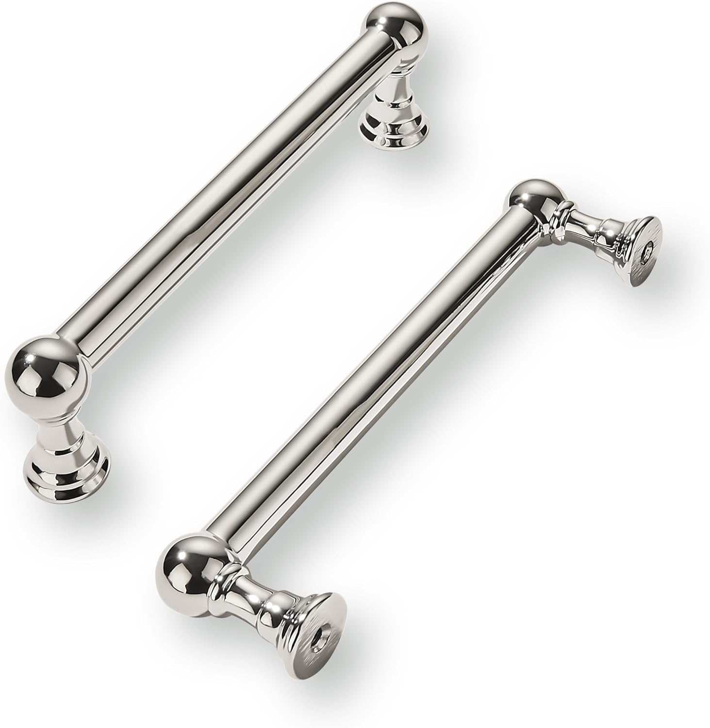 Polished Nickel Cabinet Pulls 10 Pack for Kitchen Handles