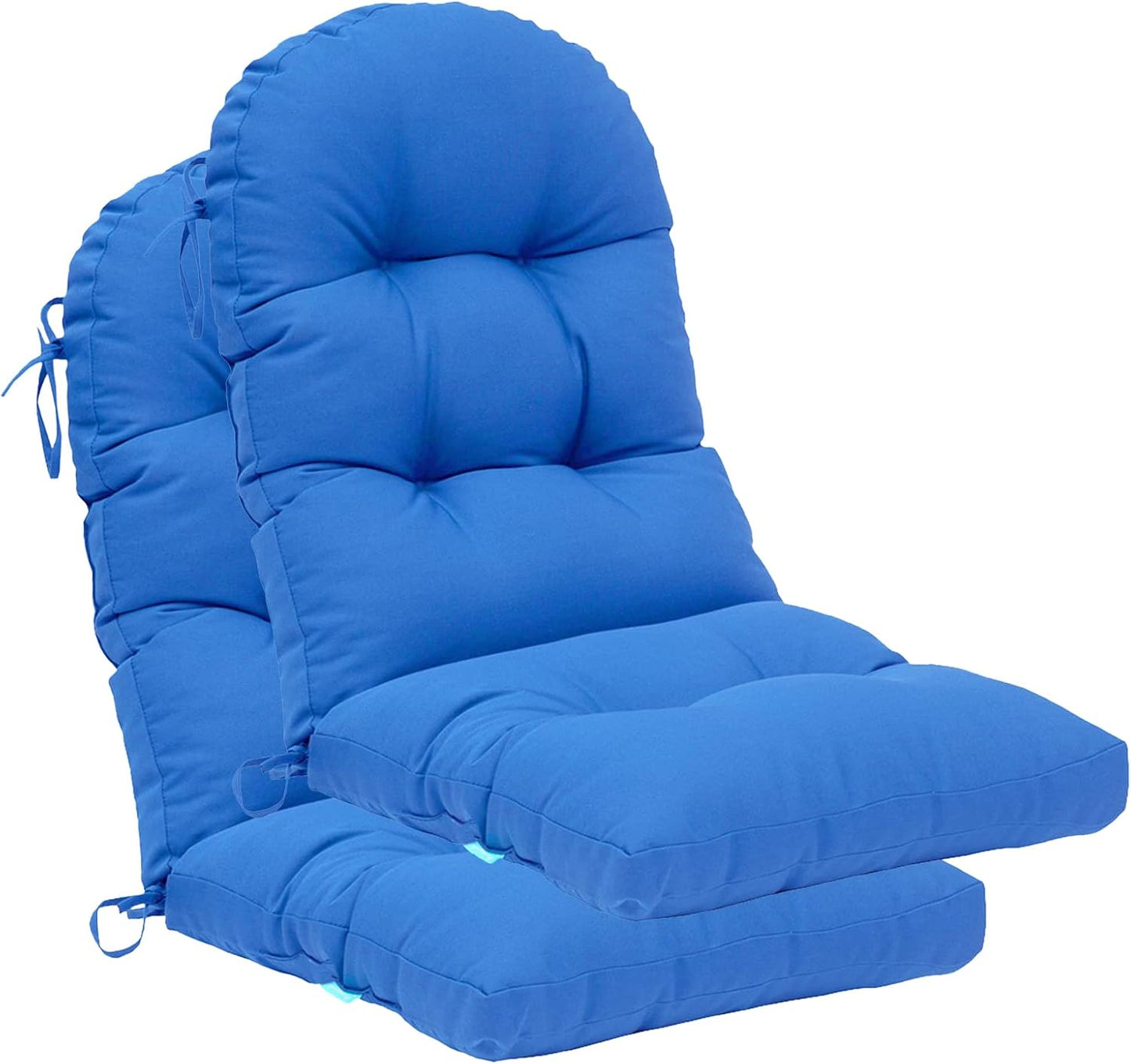 QILLOWAY High Back Chair Cushion Set for Adirondack Comfort