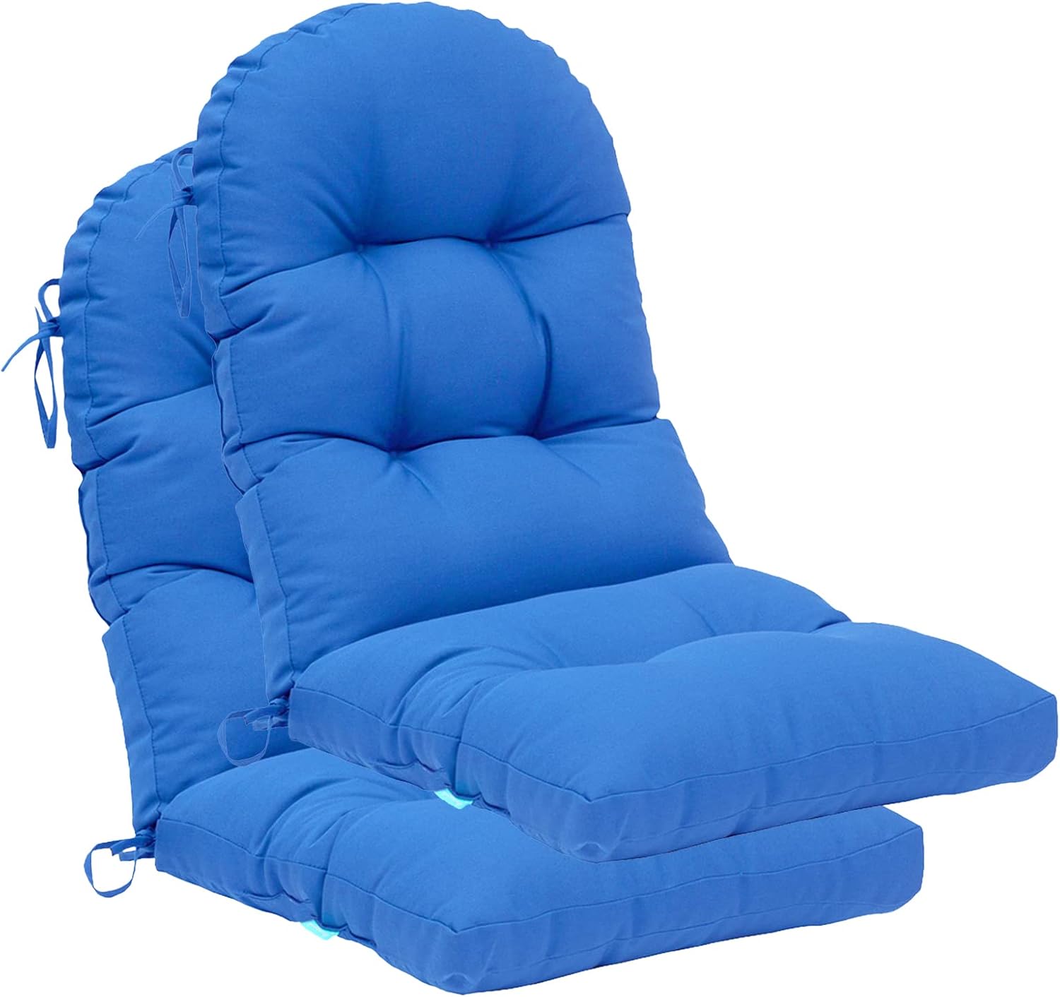QILLOWAY High Back Chair Cushion Set for Adirondack Comfort