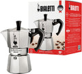 Bialetti Moka Express Iconic Italian Stovetop Espresso Maker - 6 Cups