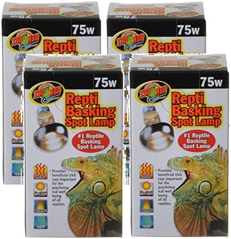 Zoo Med Repti Basking Lamps 75 Watt for Optimal Heat and Light