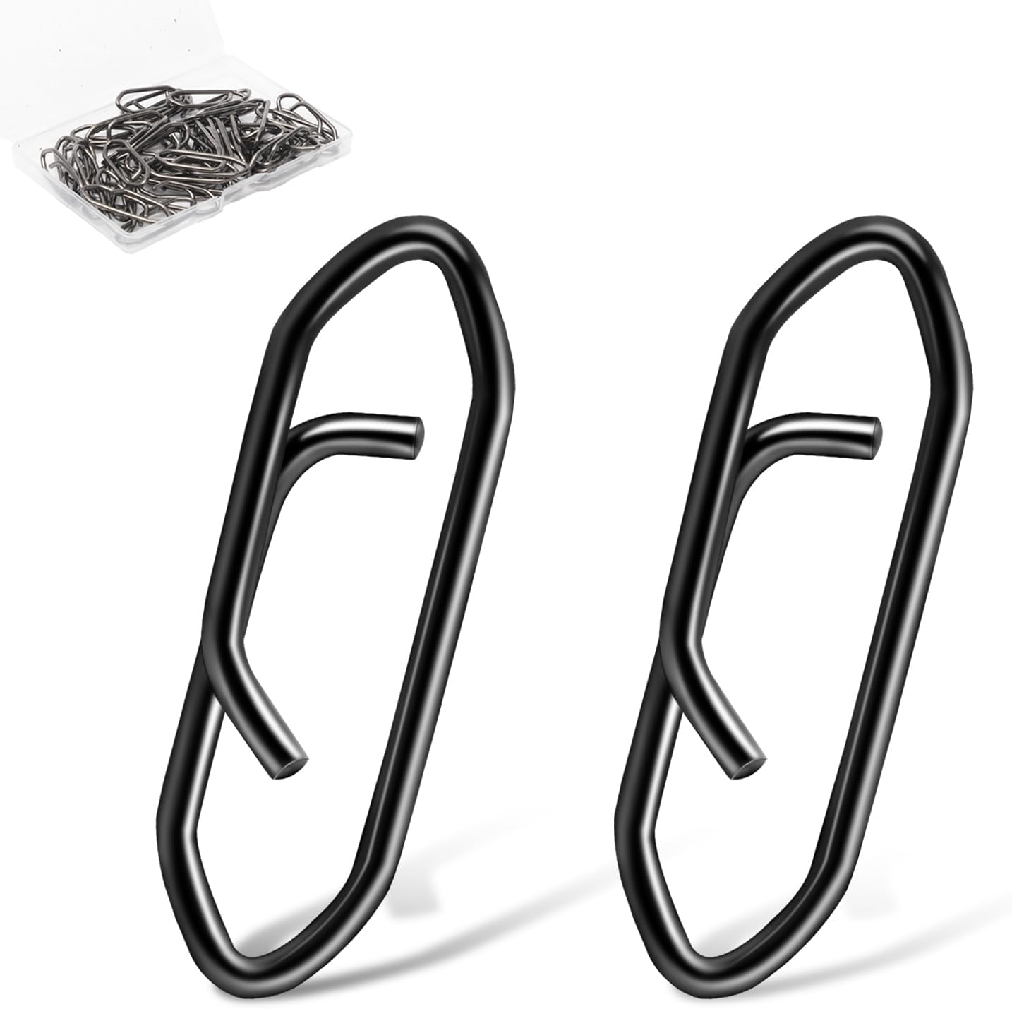 Quick Change Stainless Steel Fishing Clips - 50 Pcs