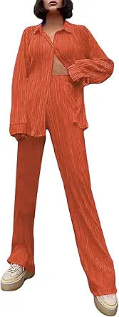 NUFIWI Women Y2K 2 Piece Pants Set for Summer Streetwear