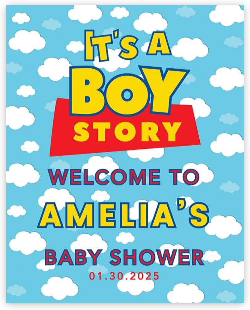 Its A Boy Story Baby Shower Decorations for Your Celebration