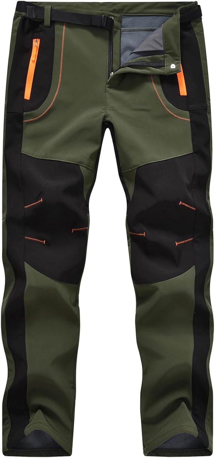 TBMPOY Men's Snow Ski Hiking Pants for Winter Activities