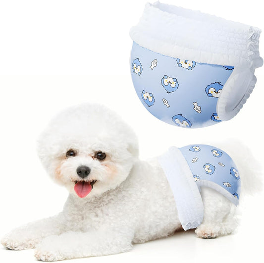 Soft Absorbent Female Dog Diapers with Adjustable Fit