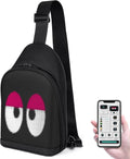 Gelrova City Series LED Crossbody Bag with Programmable Screen