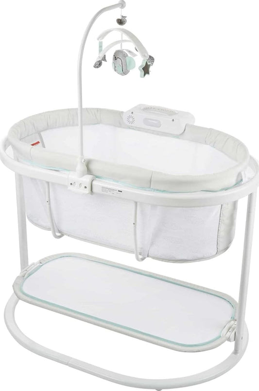 Fisher-Price Baby Bedside Sleeper with Soothing Motions & Music