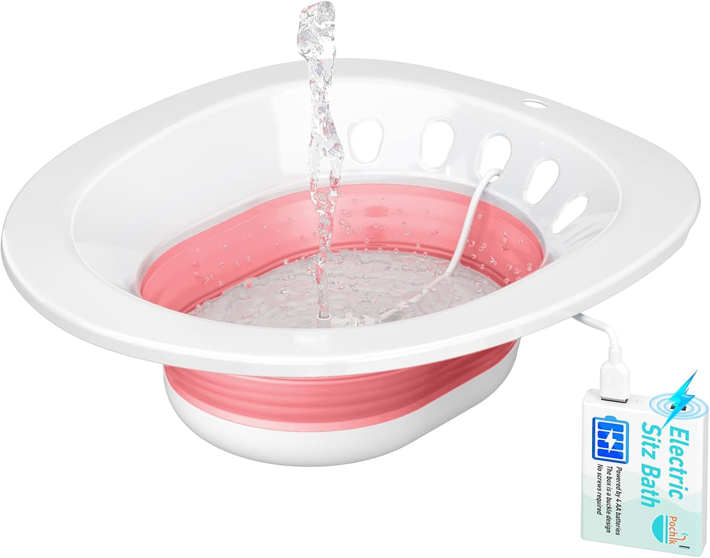 Pochik Electric Sitz Bath for Toilet Seat - Soothing Relief