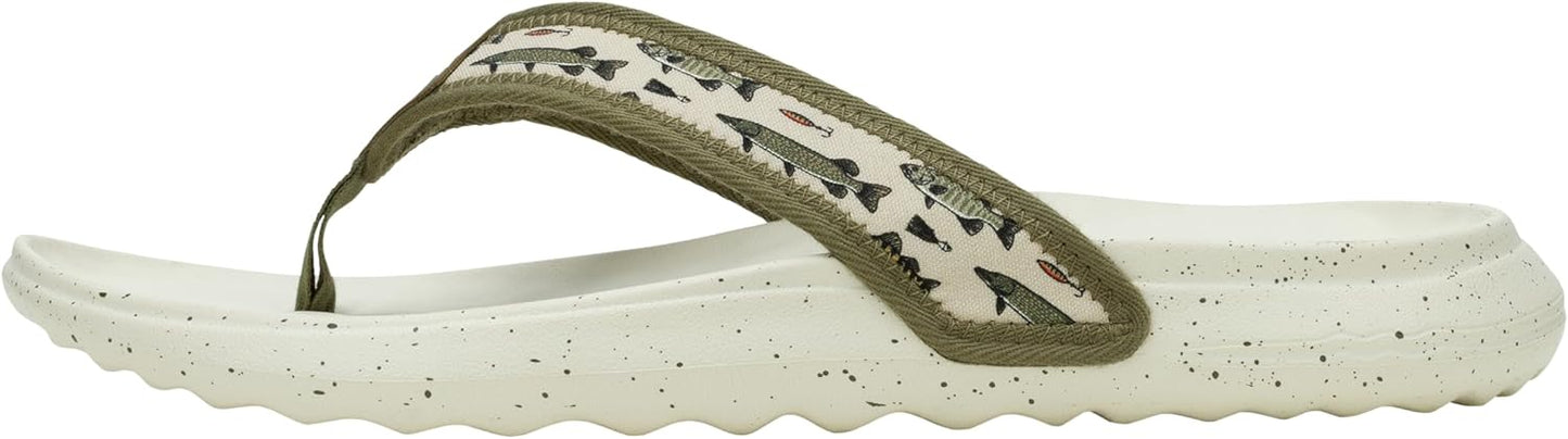 Hey Dude Men's Myers Flip Classic Black Slip-on Sandals Review