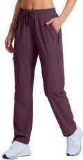 Women's Hiking Pants Quick Dry Lightweight Cargo Pants - UPF 50 Shoes