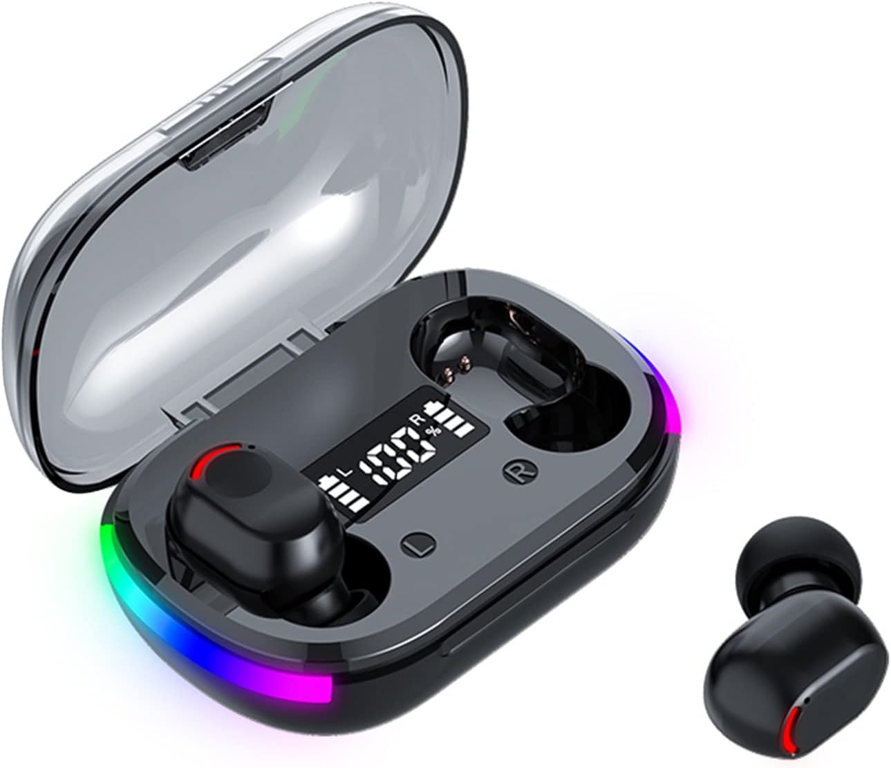 Wireless Earbuds: Lightweight IPX5 Waterproof Stereo Sound