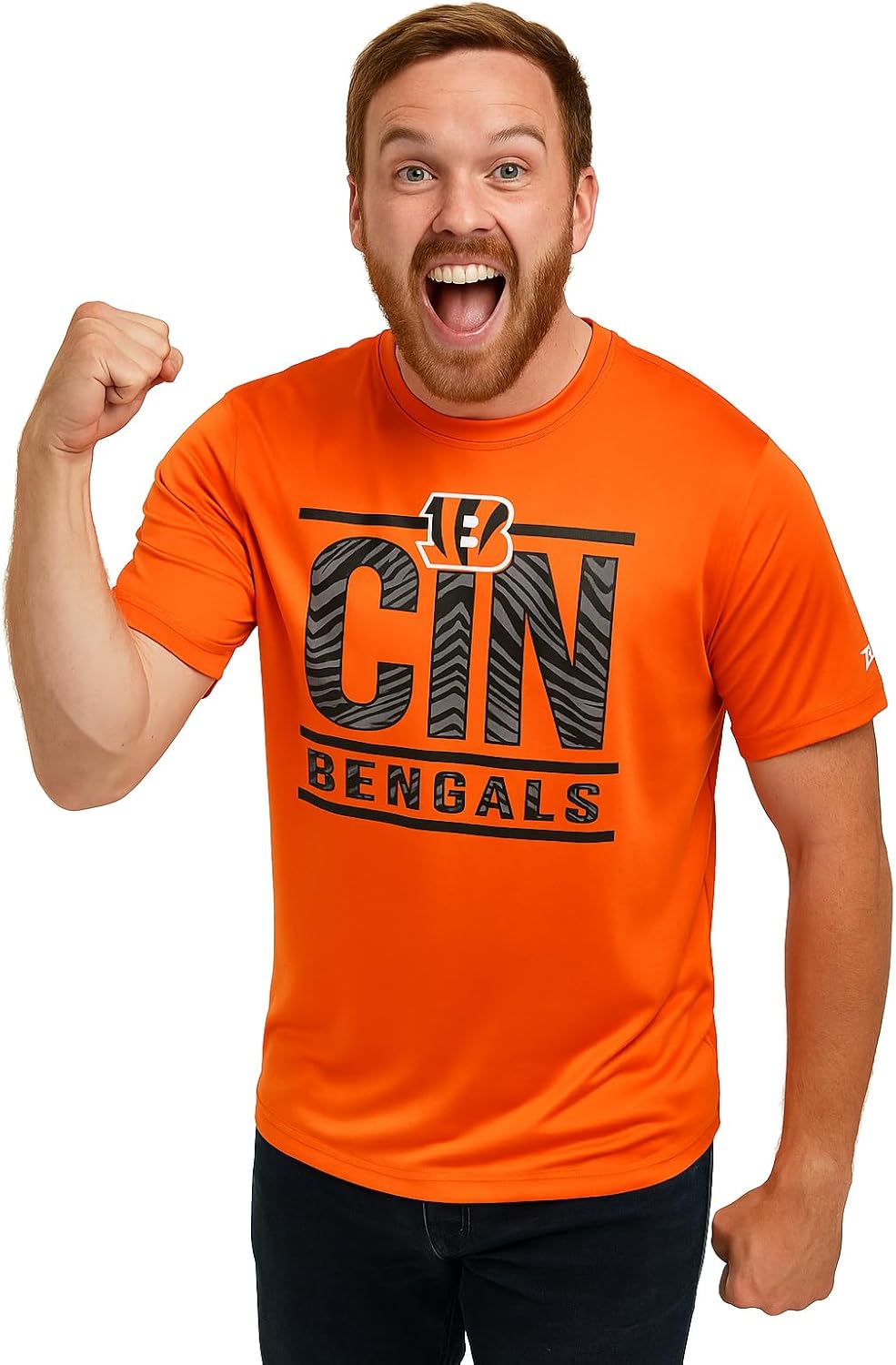 Zubaz NFL Men's Short Sleeve Team Graphic T-Shirt for Fans
