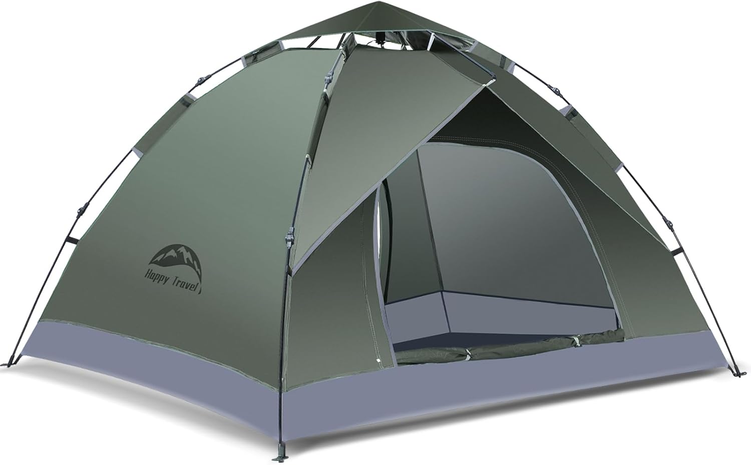 Happy Travel Instant Pop Up Camping Tent for 3-4 People