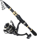 PLUSINNO Fishing Rod and Reel Combo for Freshwater and Saltwater