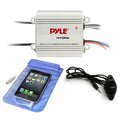 Pyle Auto 2-Channel Bridgeable Marine Amplifier - Compact 200W RMS