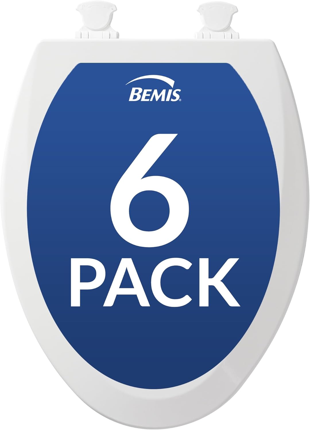 Bemis 1500EC Durable Wood Toilet Seat with Easy Clean Hinges