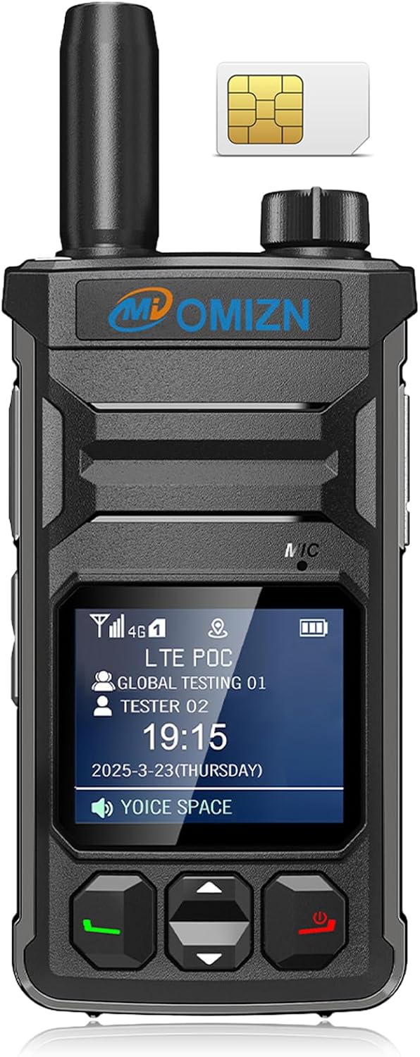 T6 Ultra-Thin Walkie Talkie with Unlimited Range and Durability