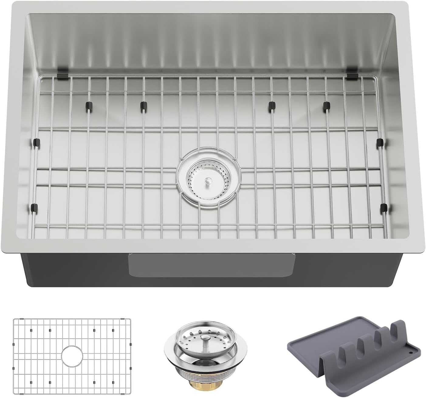 Stainless Steel Drop In Kitchen Sink - 27x18 Inch Modern Design