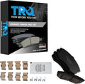 TRQ Rear Brake Pads Ceramic Compatible with Toyota/Lexus - Durable