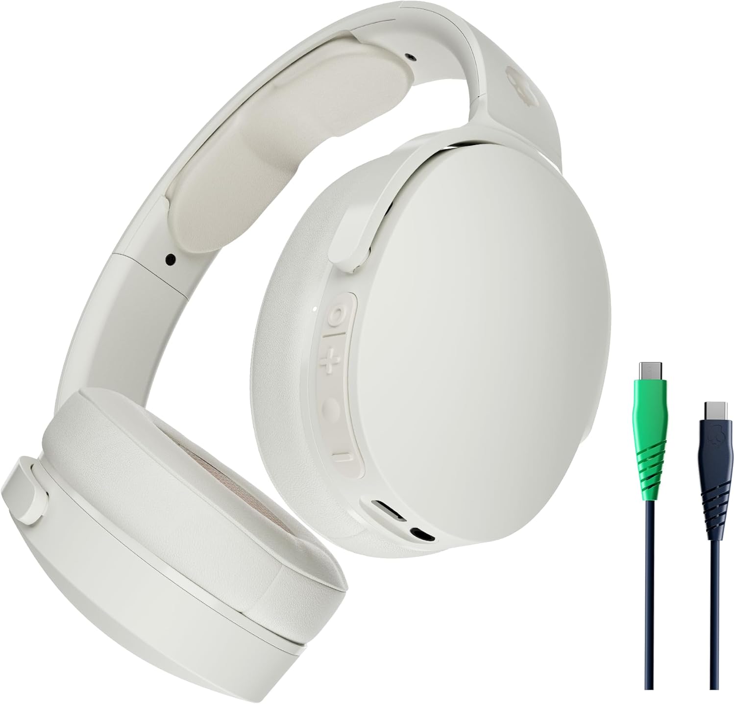 Skullcandy Hesh Evo Wireless: 36H Battery, Mic, Works with iPhone & Android - Bone