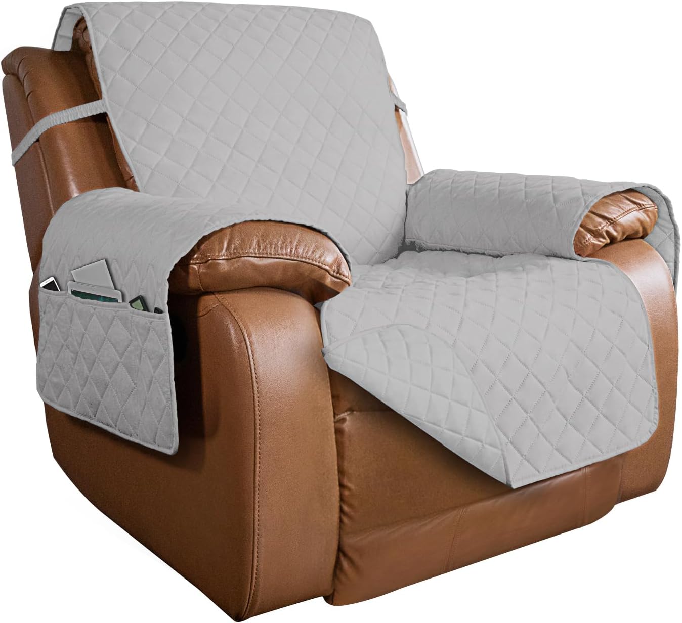 PureFit Reversible Quilted Sofa Cover for Oversized Recliners