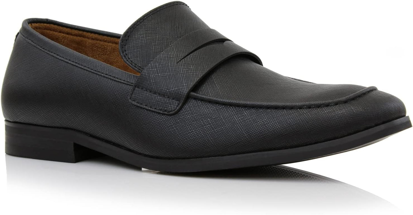 Classic Moc-Toe Penny Loafers for Men by Ferro Aldo - Stylish Fit