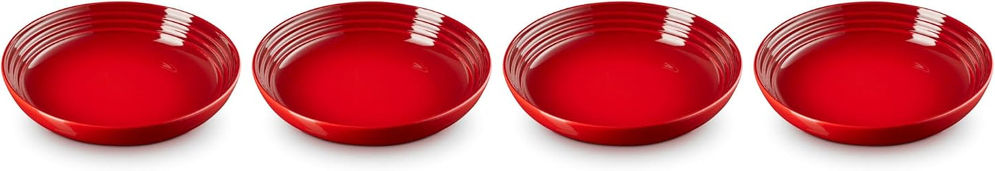 Le Creuset Stoneware Set of 4 Pasta Bowls for Everyday Use