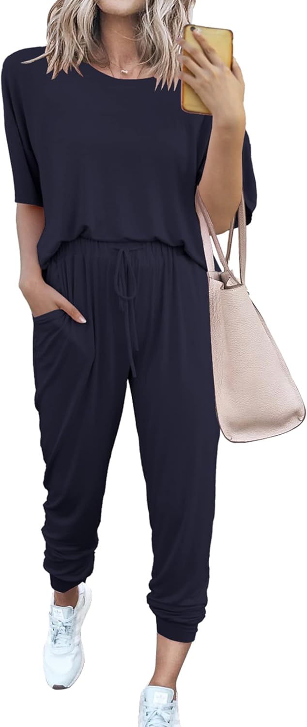 PRETTYGARDEN Women's Two Piece Lounge Sets for Summer Travel