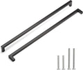 Cabinet Pulls Matte Black 18 in Hole Centers - Practical Kitchen