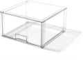 BINO Clear Stackable Storage Drawers Tall X-Large - Space-Saving