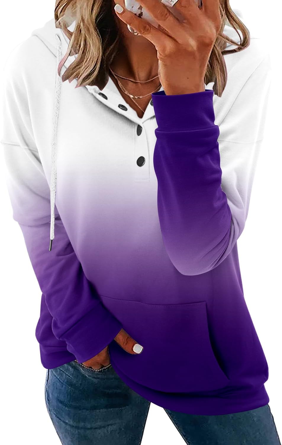 VIEACTIVEWEAR Tie Dye Hoodie for Women - Casual Pullover Style