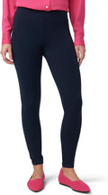 HUE Ultra Soft Cotton Leggings with Wide Waistband - Capris & Full