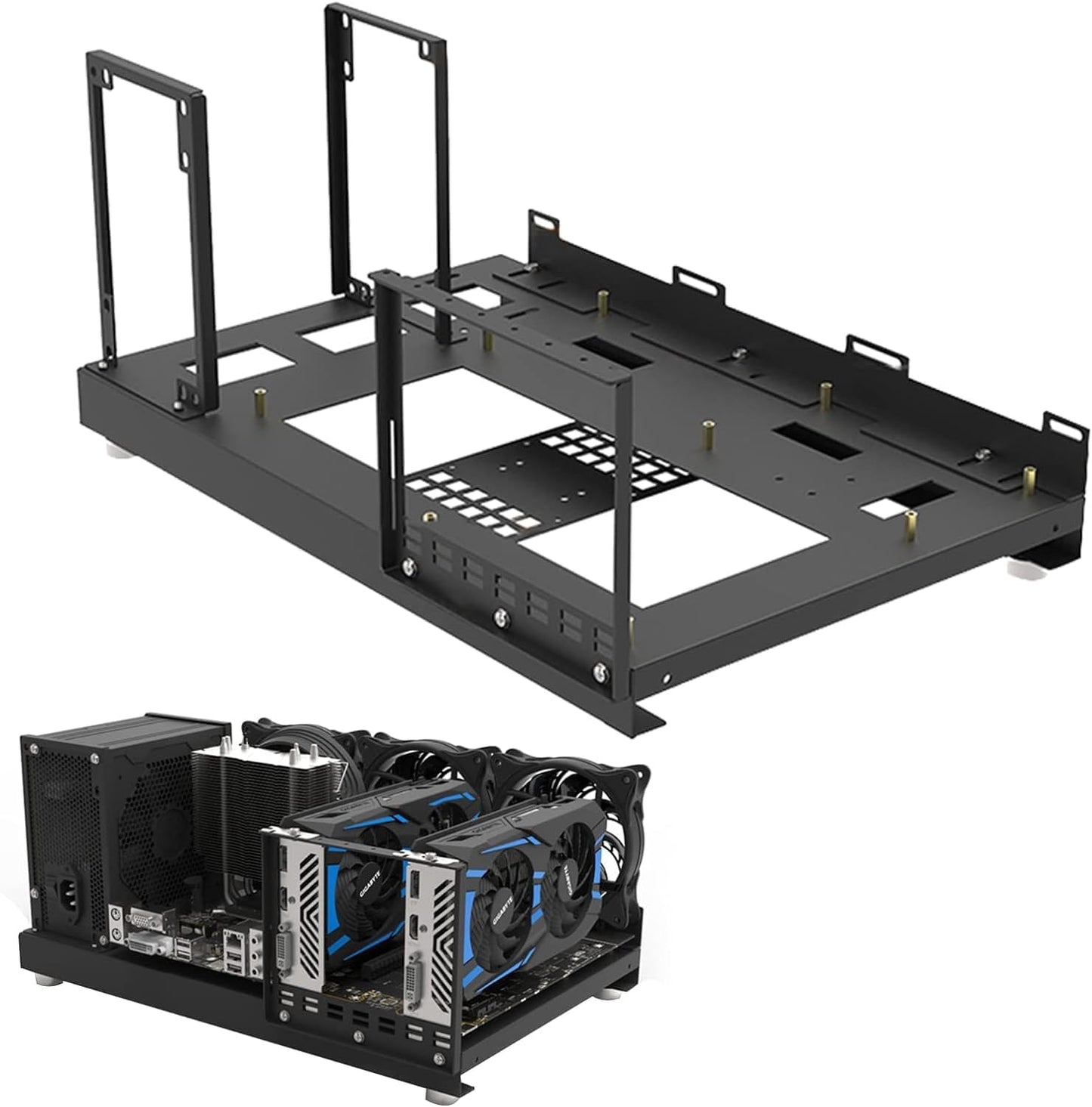 W01 ATX MATX ITX PC Test Bench Open Air Frame for Mining
