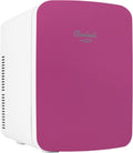 15L Mini Fridge with Glass Front Pink - Portable Cooler & Warmer