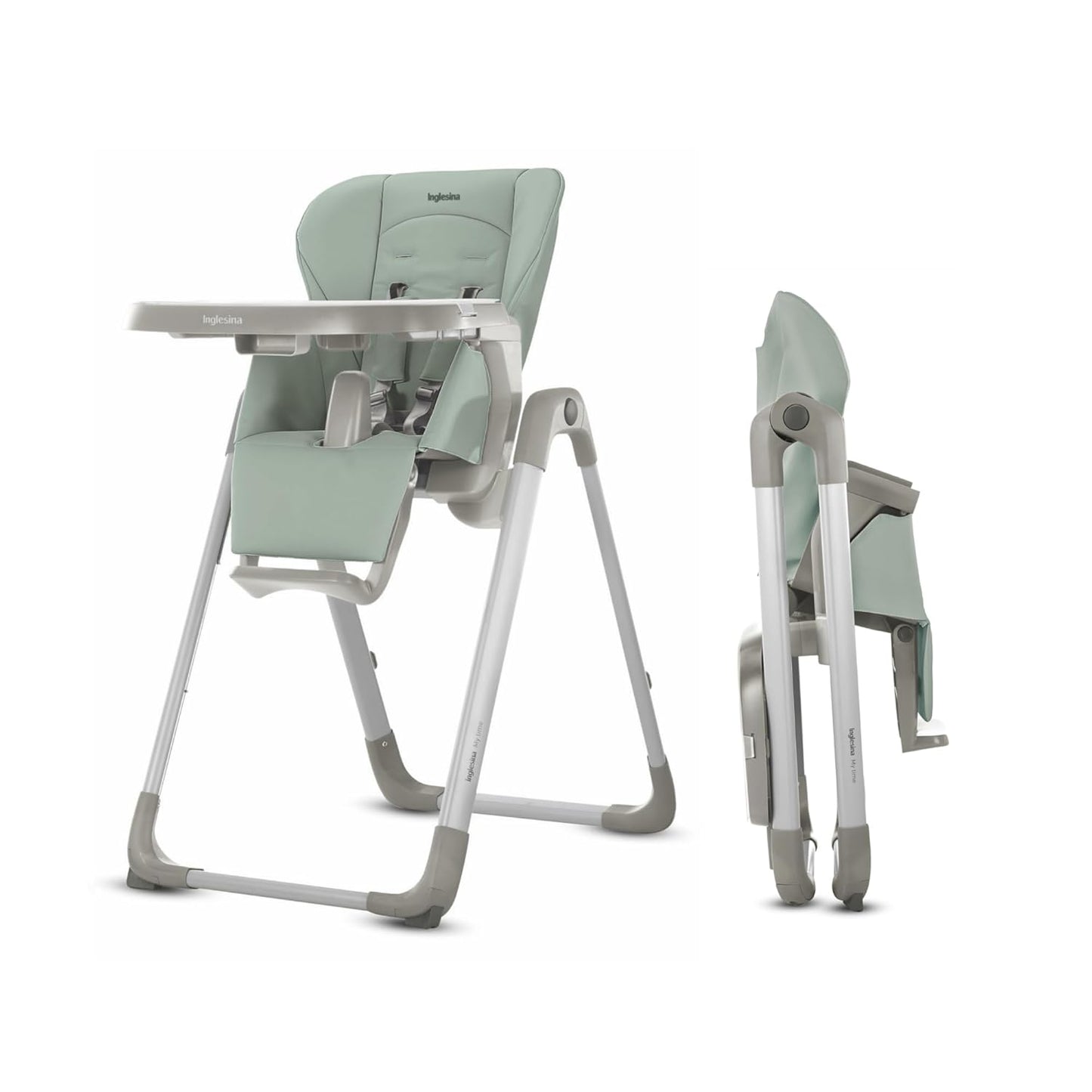 Inglesina My Time Mint Highchair - Adjustable & Collapsible