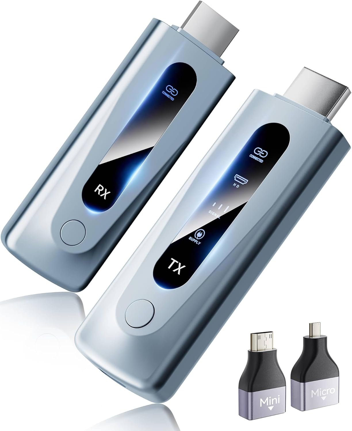 2025 Upgraded Wireless HDMI Transmitter and Receiver Kit