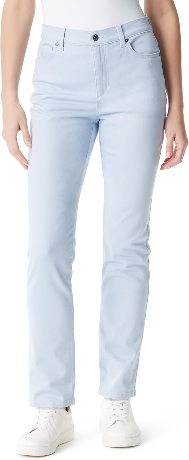 Gloria Vanderbilt Womens Amanda Classic High Rise Tapered Jean