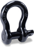 1-1/2ft D-Ring Shackle Heavy Duty Forged Steel - 17 Ton WLL